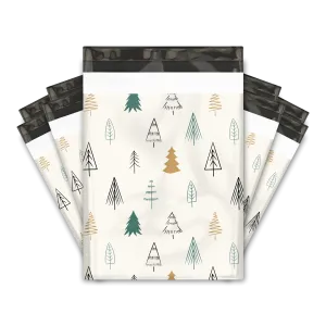 10x13 Fir Trees Designer Poly Mailers Shipping Envelopes Premium Printed Bags