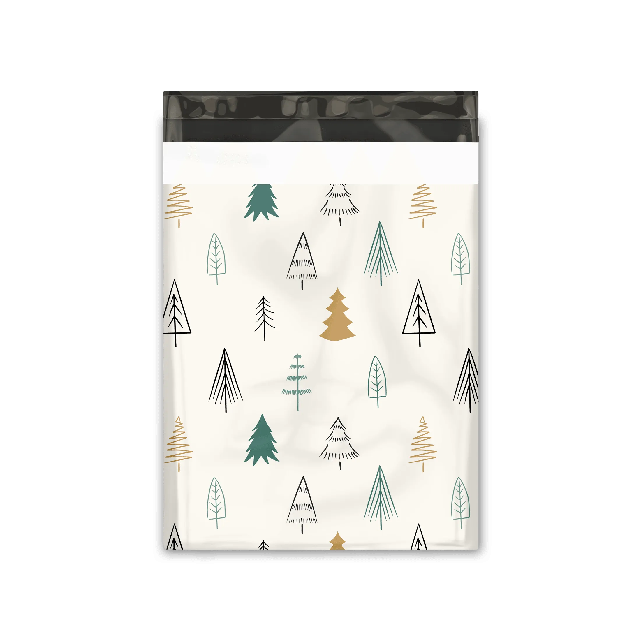 10x13 Fir Trees Designer Poly Mailers Shipping Envelopes Premium Printed Bags