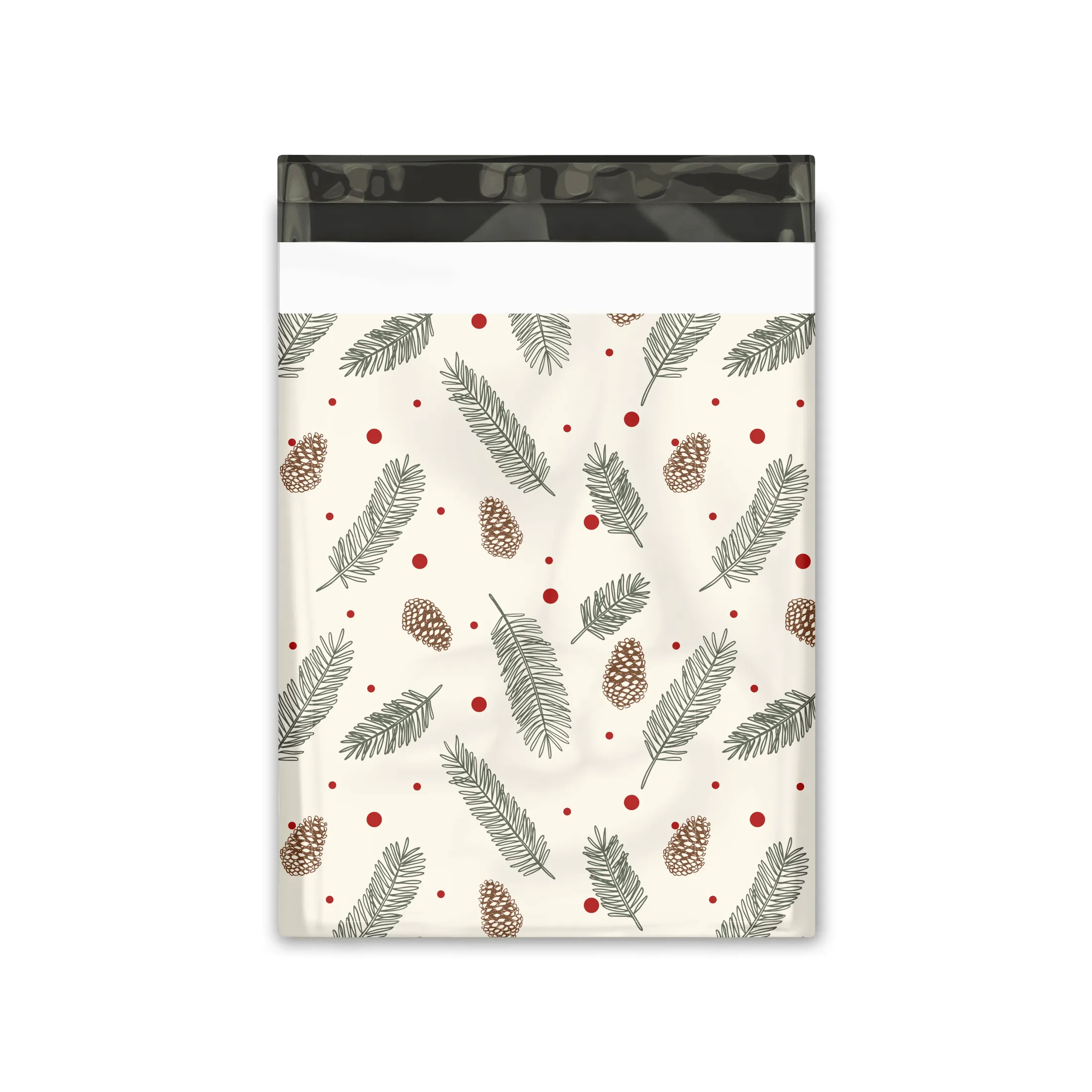 10x13 Pinecones Designer Poly Mailers Shipping Envelopes Premium Printed Bags