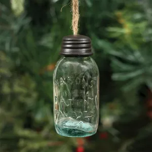 3 1/2" Hanging Mason Jar Ornament