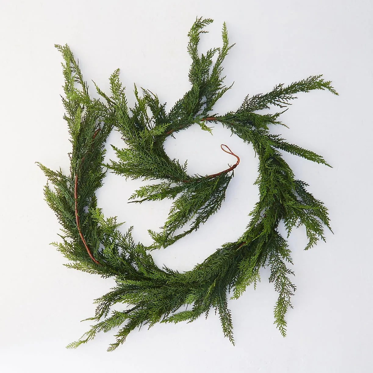 6' Faux Realistic Cedar Deluxe Garland