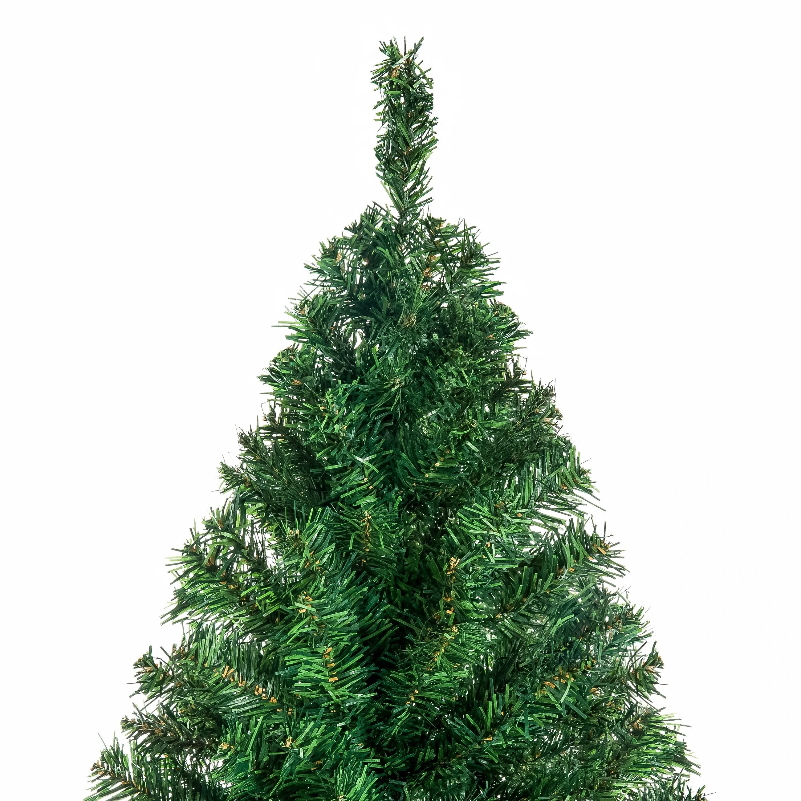 6ft Hinged Artificial Christmas Pine Tree w/ Metal Stand