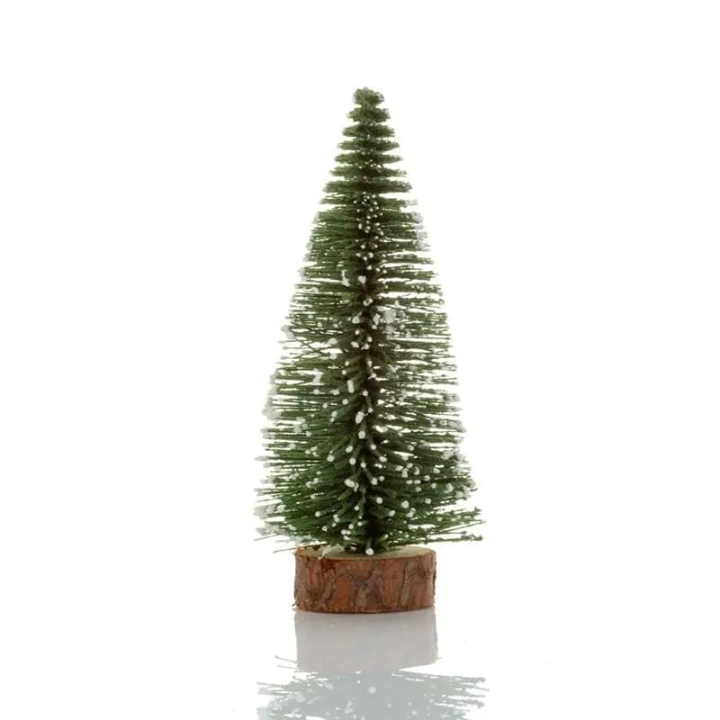 A Small Pine Tree Placed In The Desktop