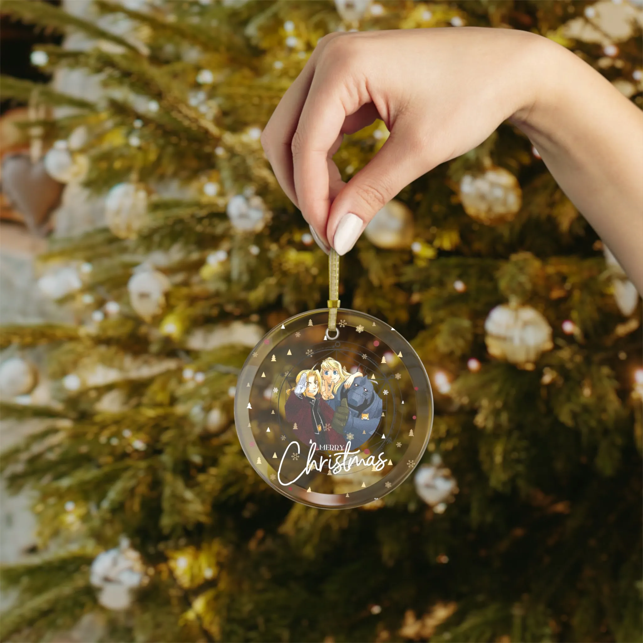 Anime Christmas Ornament FMA Ornament- Exquisite Glass Decoration