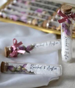 Bath Salt Bridal Shower Favors | Uniq Favors