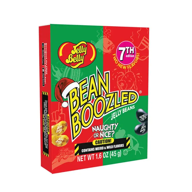 BeanBoozled Christmas Edition Full-Seal End Box | Jelly Belly