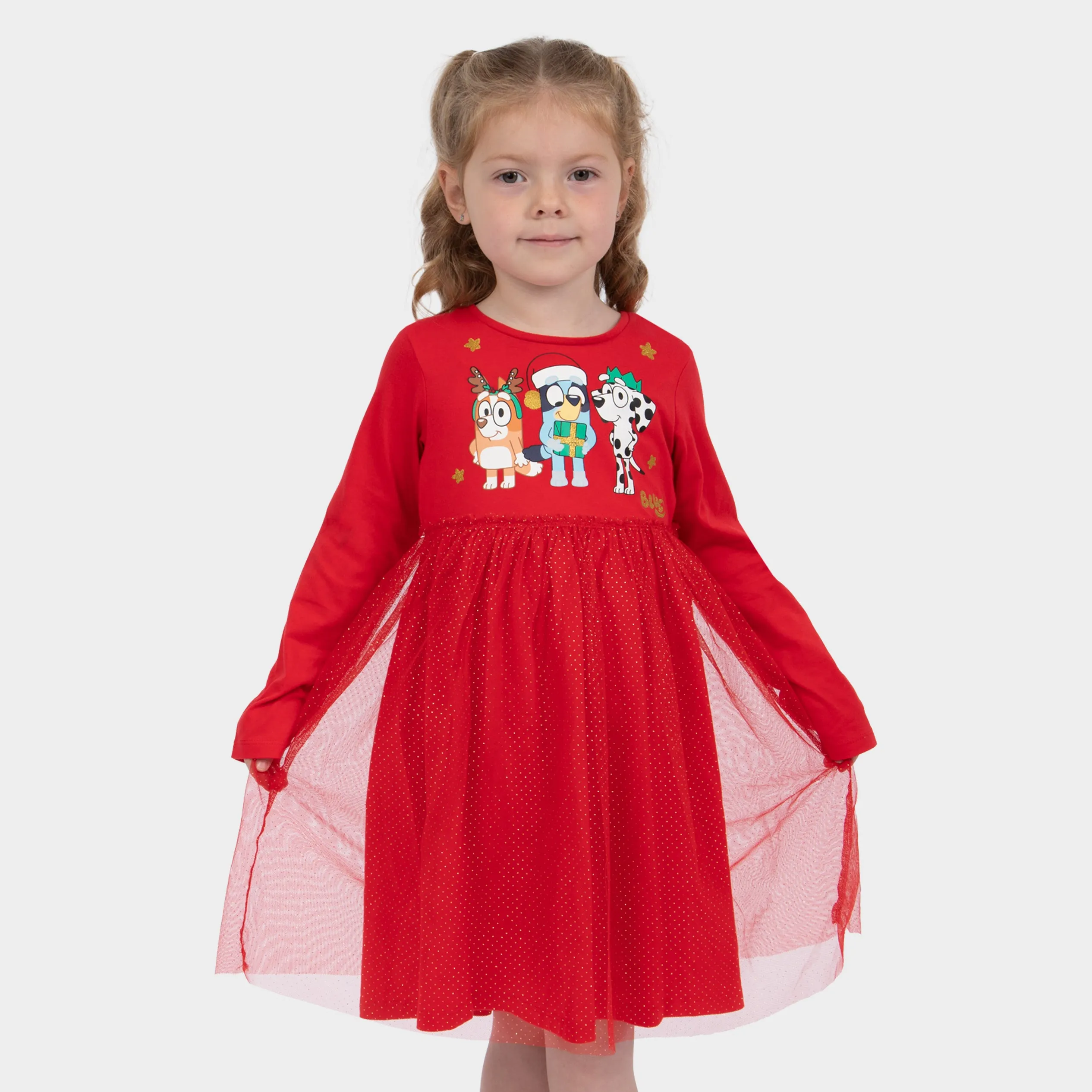 Bluey Christmas Party Dress