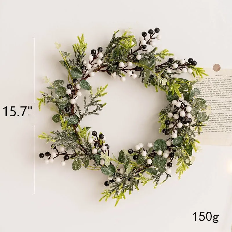 Bulk Artificial Eucalyptus Berry Christmas Picks Wreath Swags for Christmas Floral Arrangement Holiday Decor Wholesale