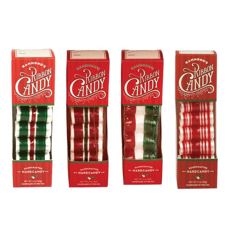 Candy | Ribbon Strip Christmas| Hammond's Candies