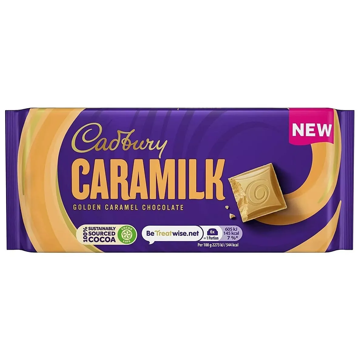 C'bury Caramilk Golden Caramel Chocolate 160g