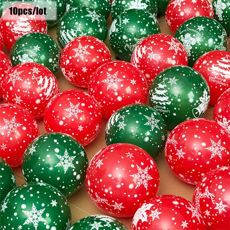 Christmas Balloons New Year Kids Toy Santa Claus Xmas Tree Foil Balloon Home Decor Inflatable Balls Party Decoration Supplies