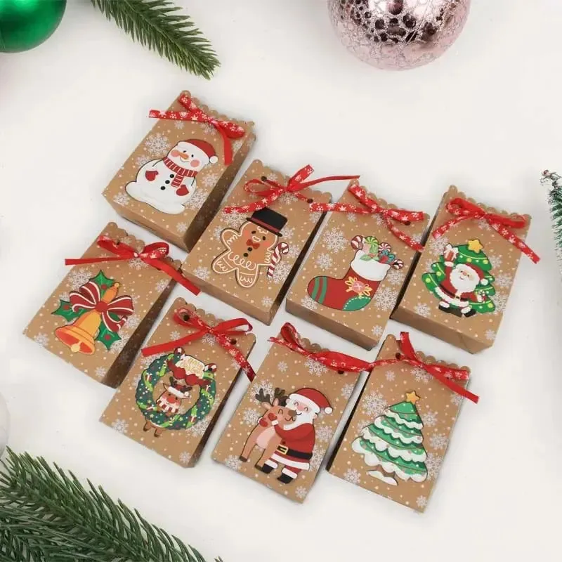 Christmas cookie cake biscuit  gift bakery  box x 12pcs