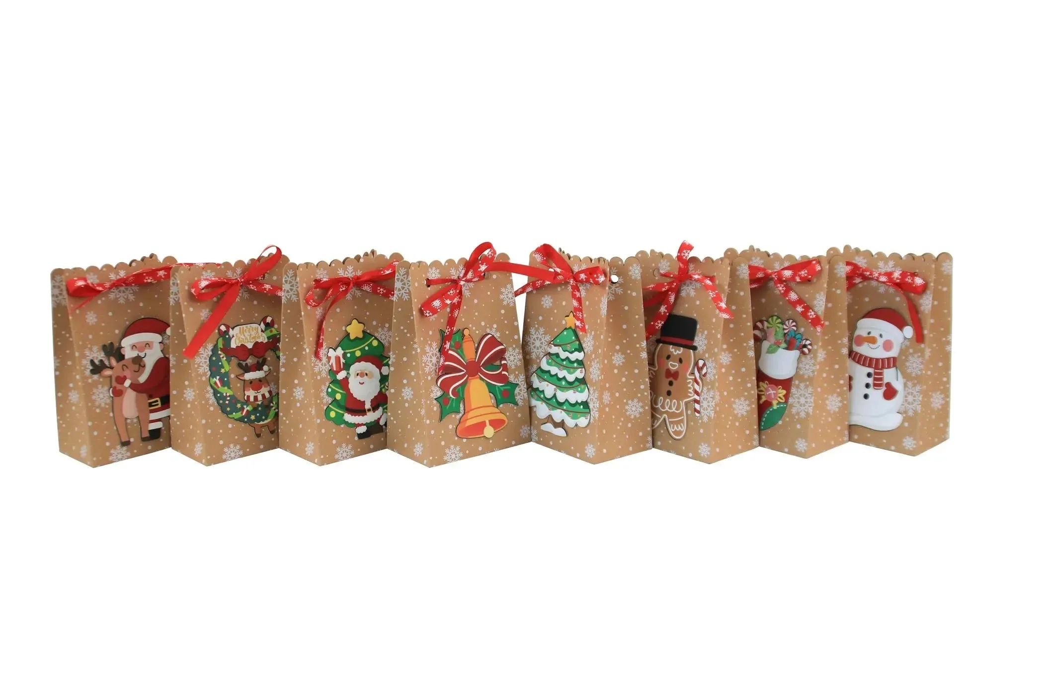 Christmas cookie cake biscuit  gift bakery  box x 12pcs