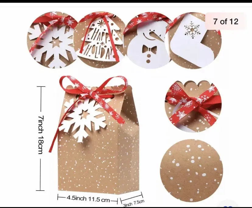 Christmas cookies lace design gift bakery cookie pastry boxes