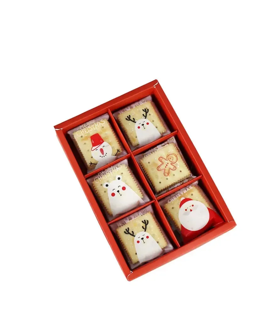 Christmas fudge / brownie /muffin cookies box x 1pk