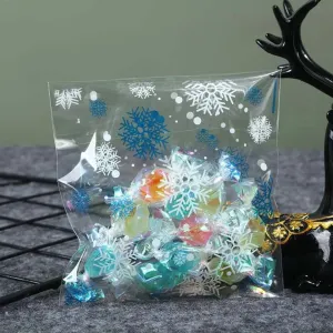 Christmas Gift Bag Cookie Candy Bag snowflake design