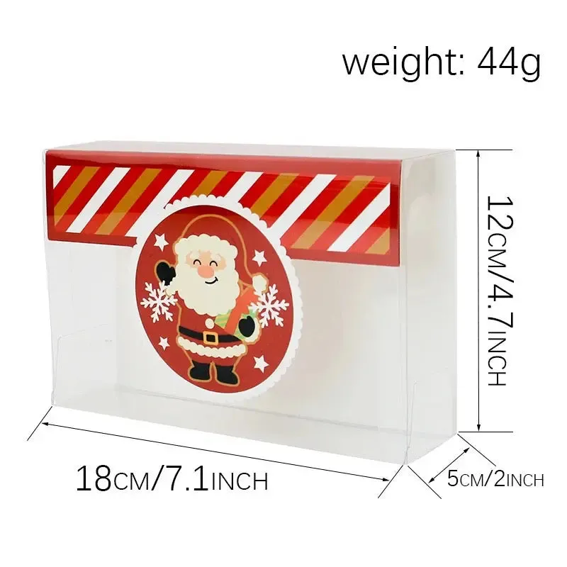 Christmas PVC cookie Box x 12 pcs