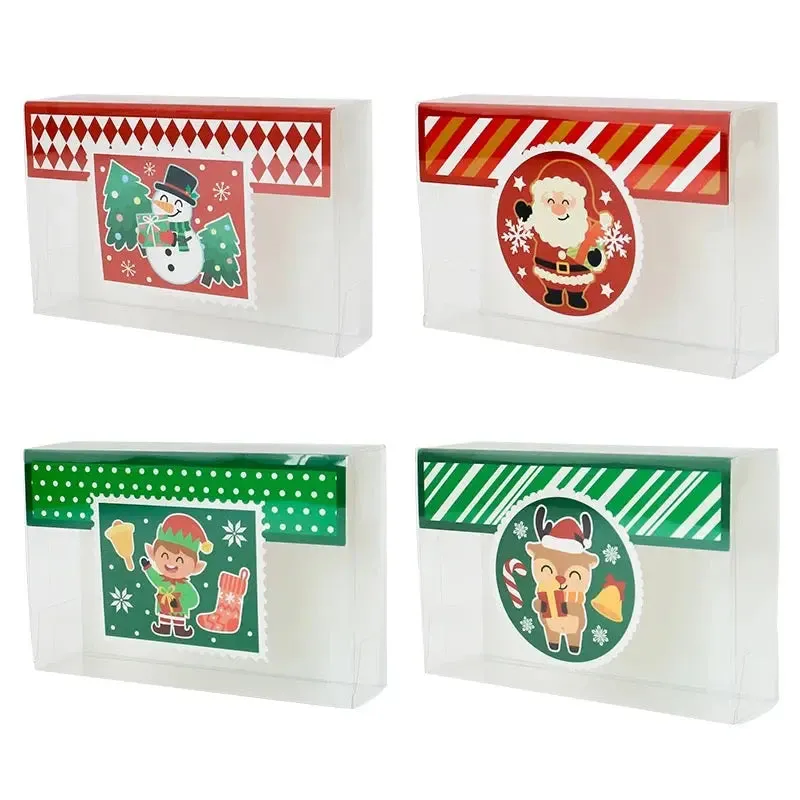 Christmas PVC cookie Box x 12 pcs