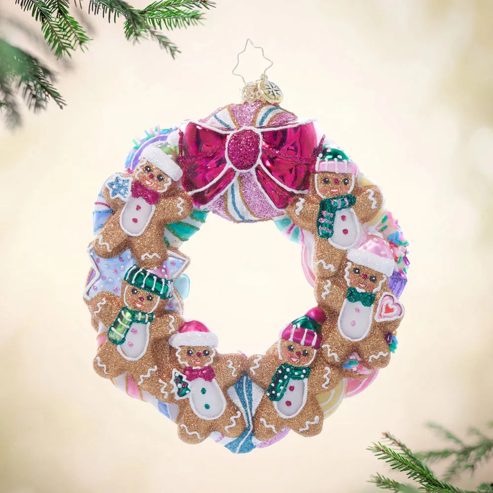 CR, SUGAR-PLUM DANCING DREAMS WREATH, 1022085, Radko