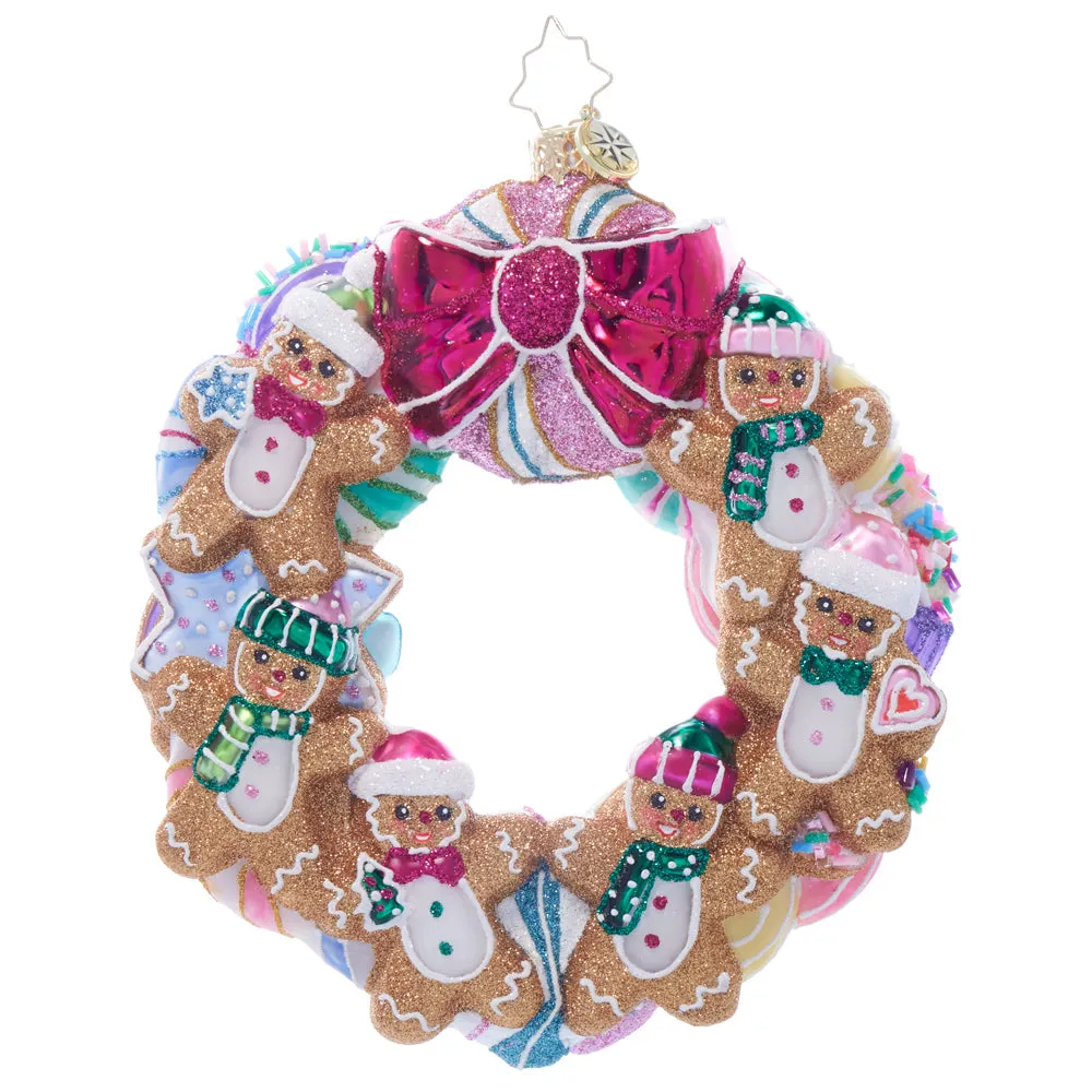 CR, SUGAR-PLUM DANCING DREAMS WREATH, 1022085, Radko