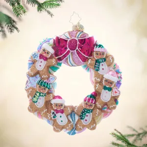 CR, SUGAR-PLUM DANCING DREAMS WREATH, 1022085, Radko