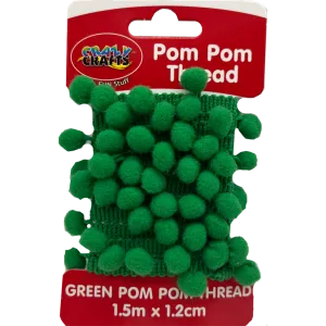 Crazy Pom Pom Thread Green