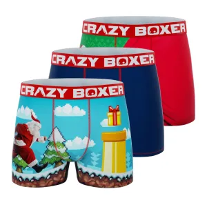 CRAZYBOXER Holiday Men's Boxer Briefs (3 Pack)