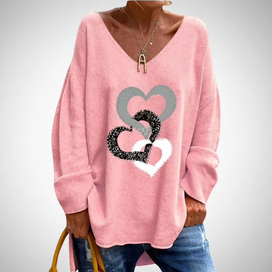 Danica Comfortable Graphic Sweater
