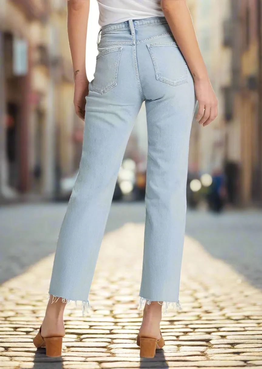 FRISCO HIGH-RISE STRAIGHT JEANS
