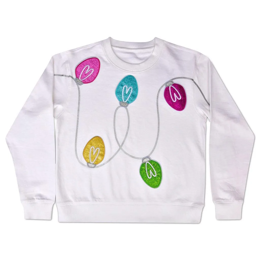 Girls Sweaters| Sweatshirt- Tinsel and Glow | IScream