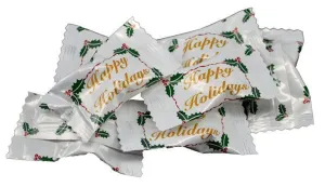 Happy Holidays Butter Mints Bags