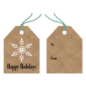 Happy Holidays Gift Tags