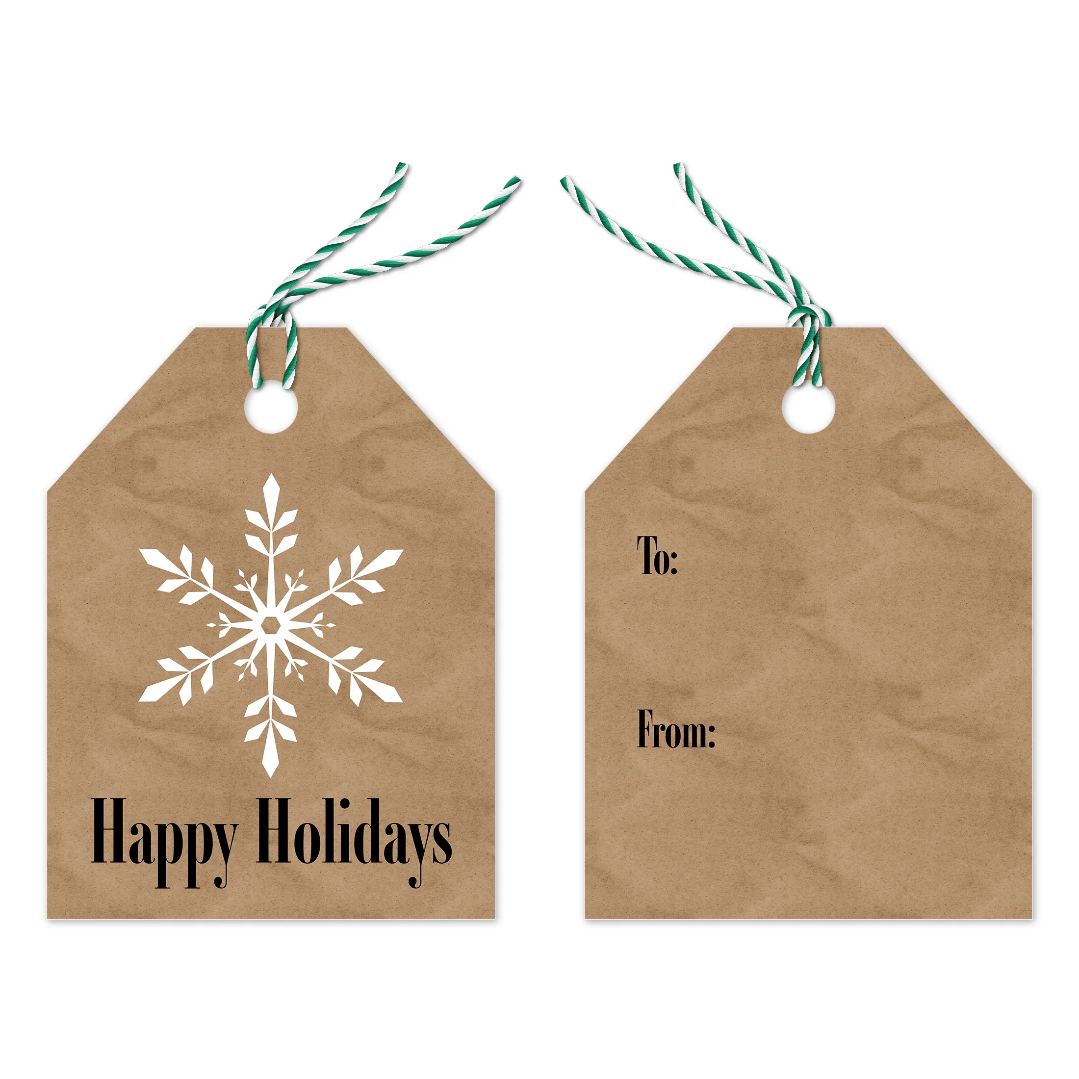 Happy Holidays Gift Tags