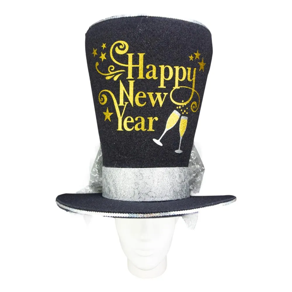 Happy New Year Top Hat