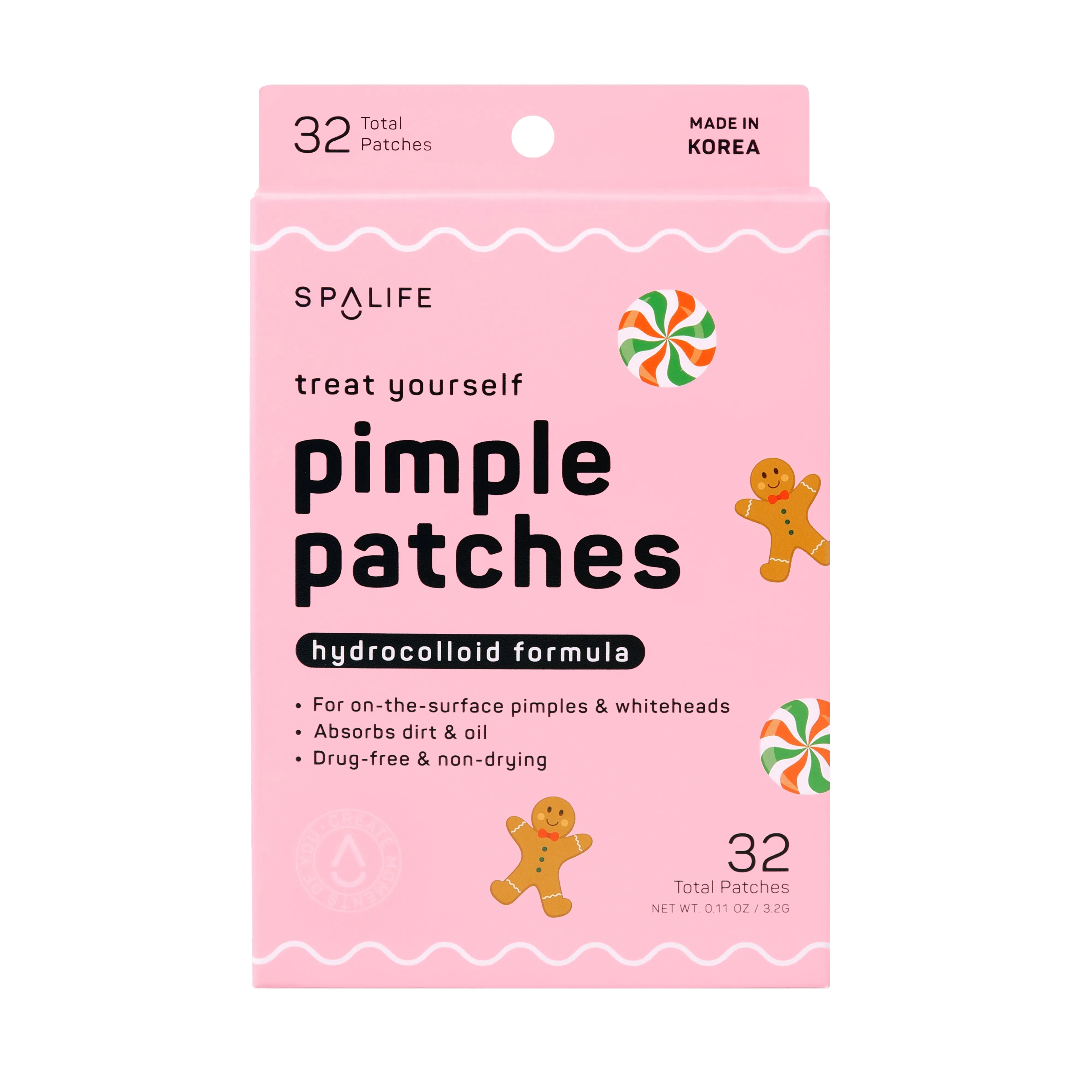 Holiday Gingerbread & Candies Hydrocolloid Pimple Patches