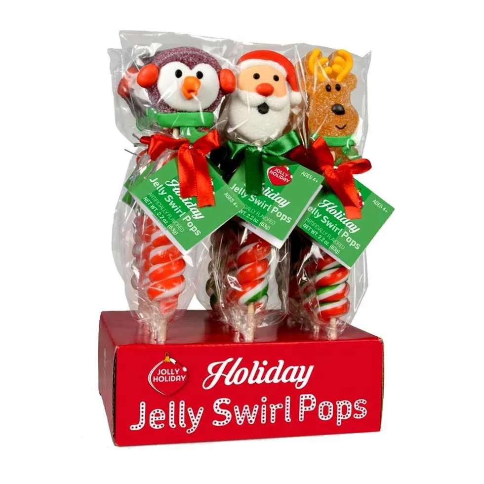 Holiday Jelly Swirl Pops