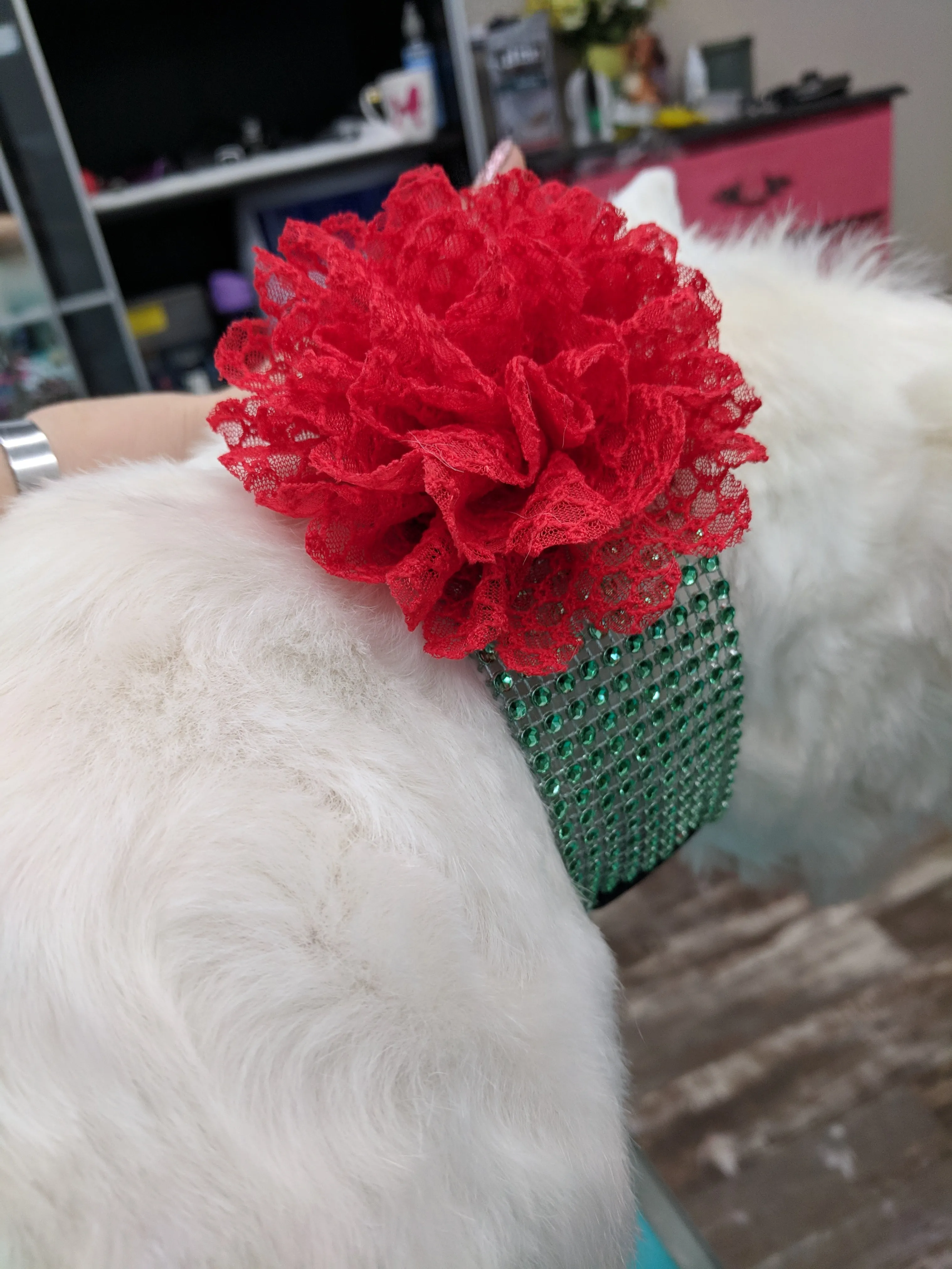 Holiday Sparkle wrap collars