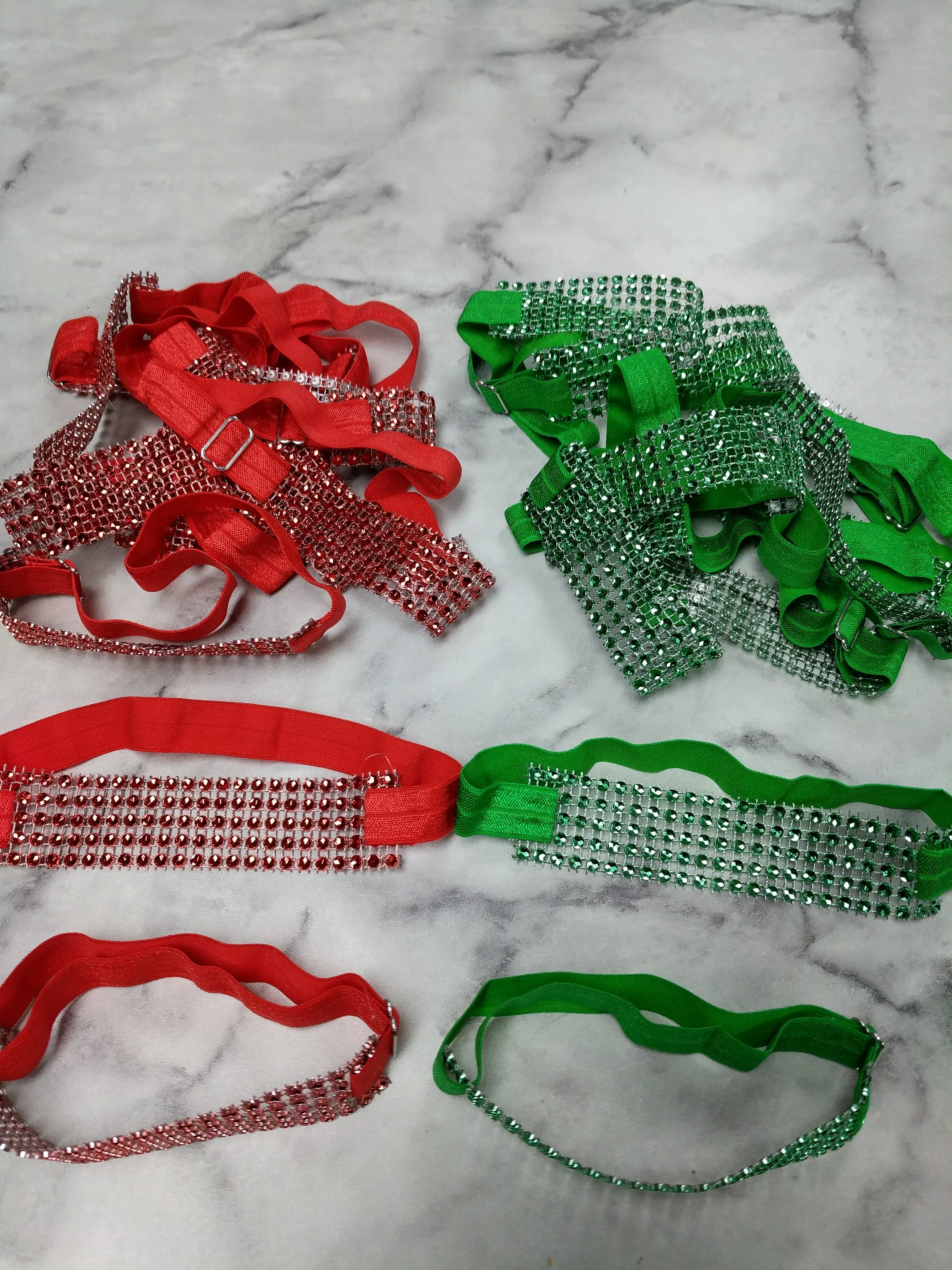 Holiday Sparkle wrap collars