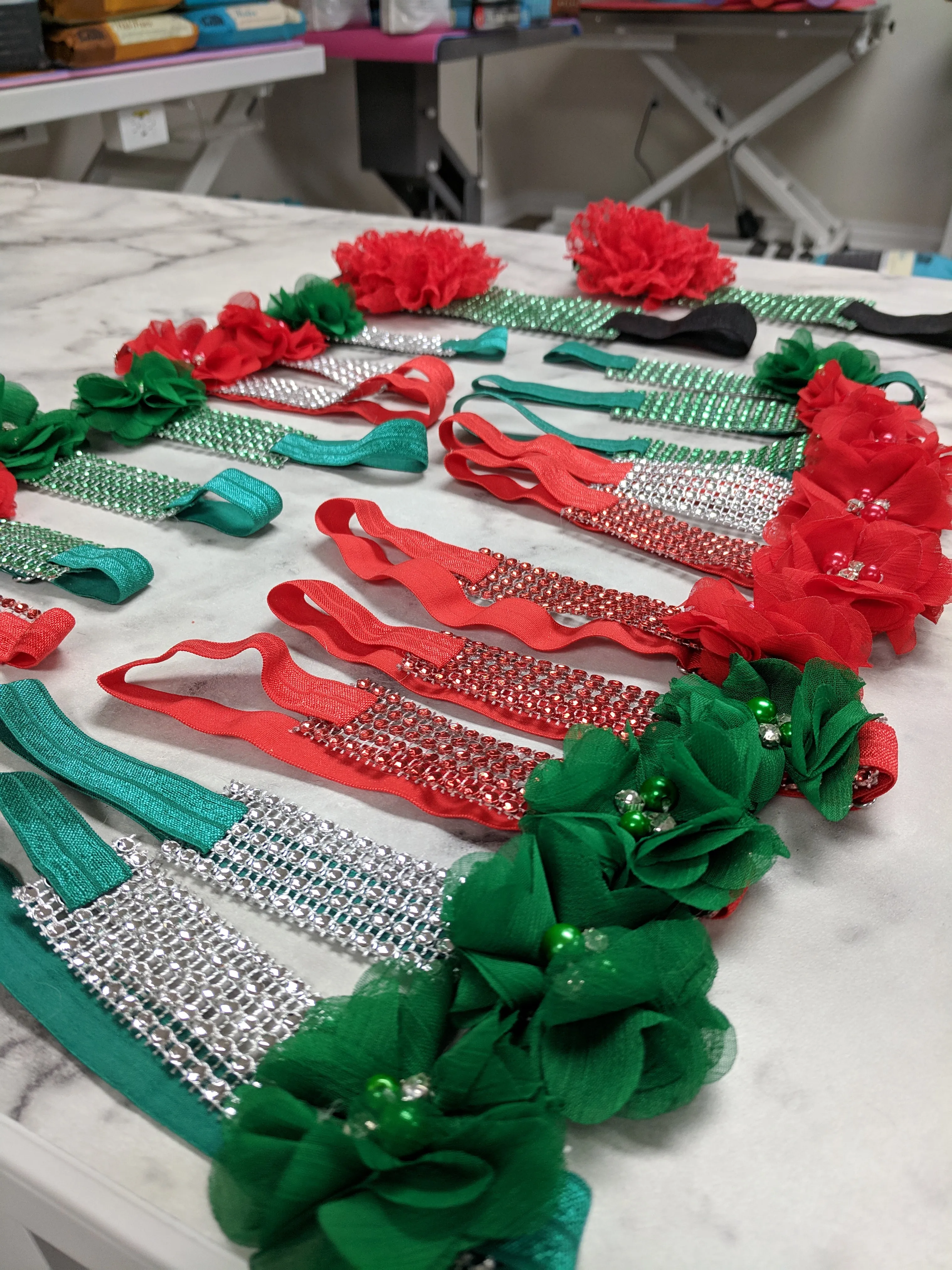 Holiday Sparkle wrap collars