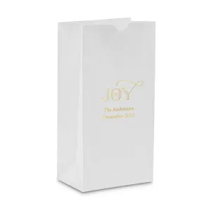 JOY BLOCK BOTTOM GUSSET PAPER GOODIE BAGS