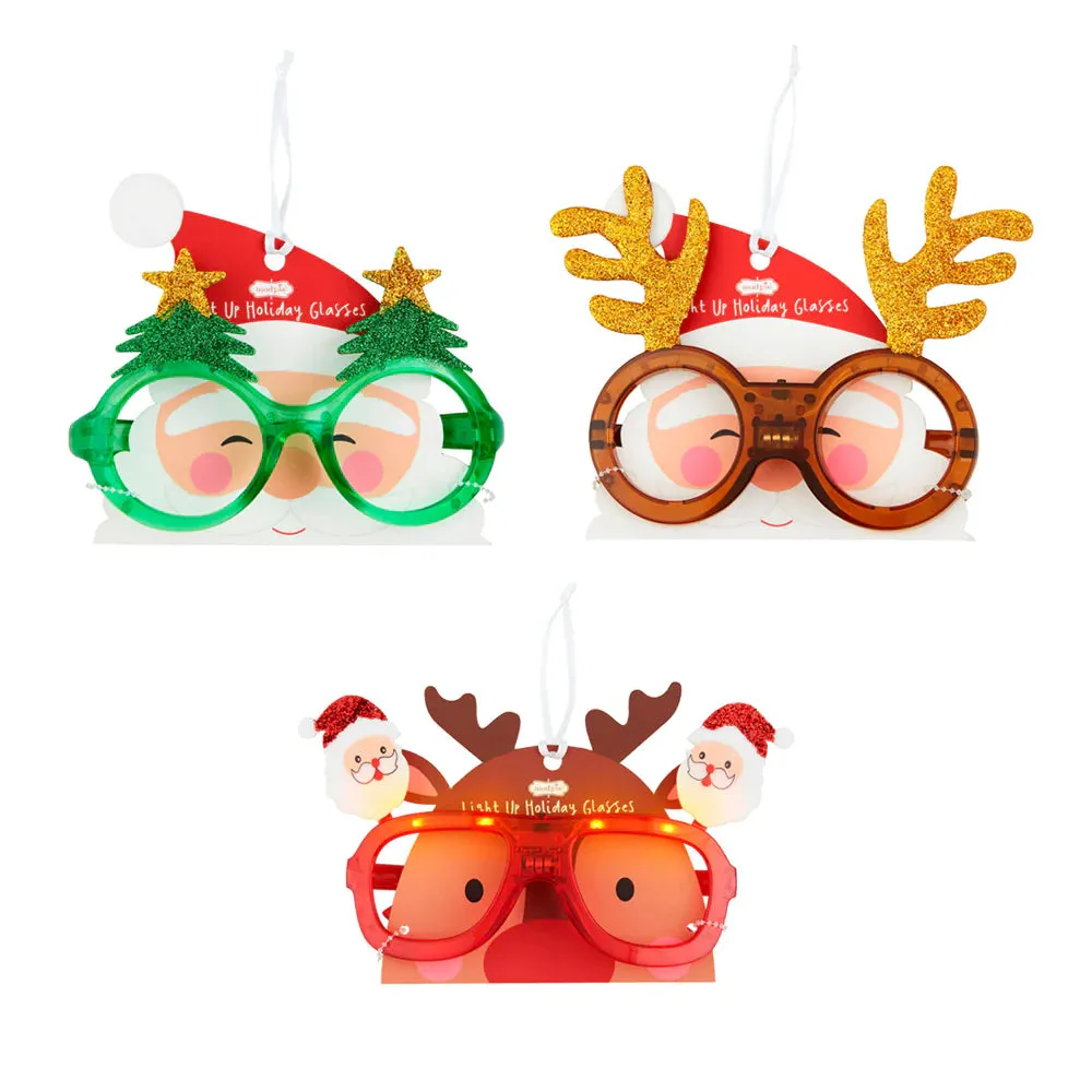 Light Up Holiday Glasses