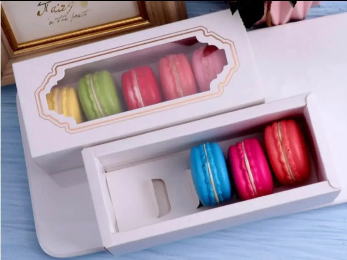 Macaroons cookie boxes 24 pcs