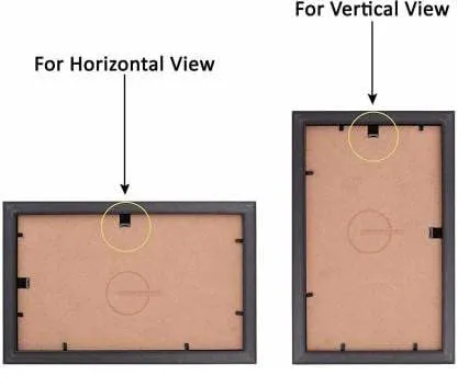 Maurvish Amazing Arts Photo Frame for A4 Document | A4 Size Photo Frame For Wall, Photo Frames for Home and Office decoration (Set of 2)