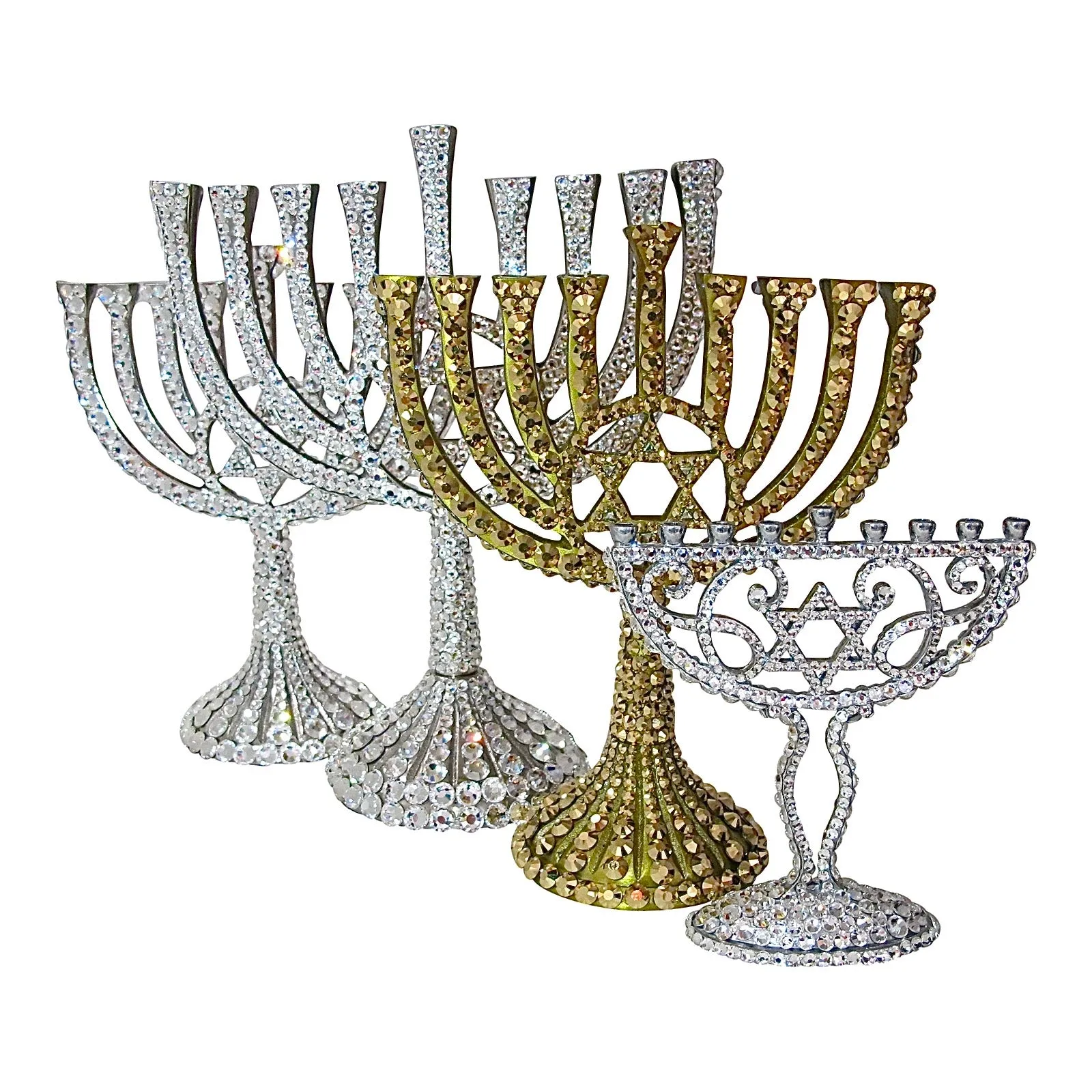 Mega Luxe Crystal Menorah