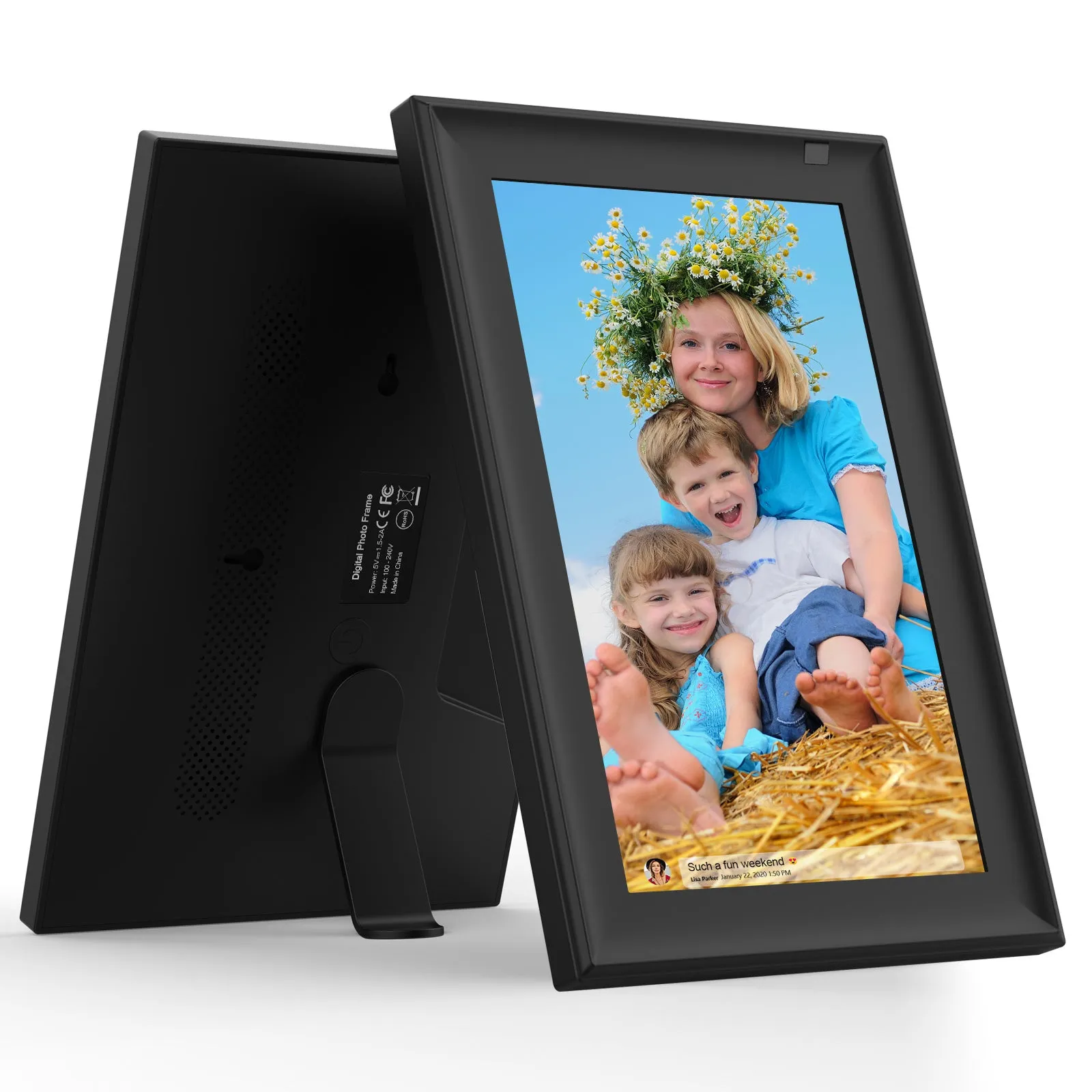 Motion Sensor Digital Photo Frame - 10.1 Inch Display