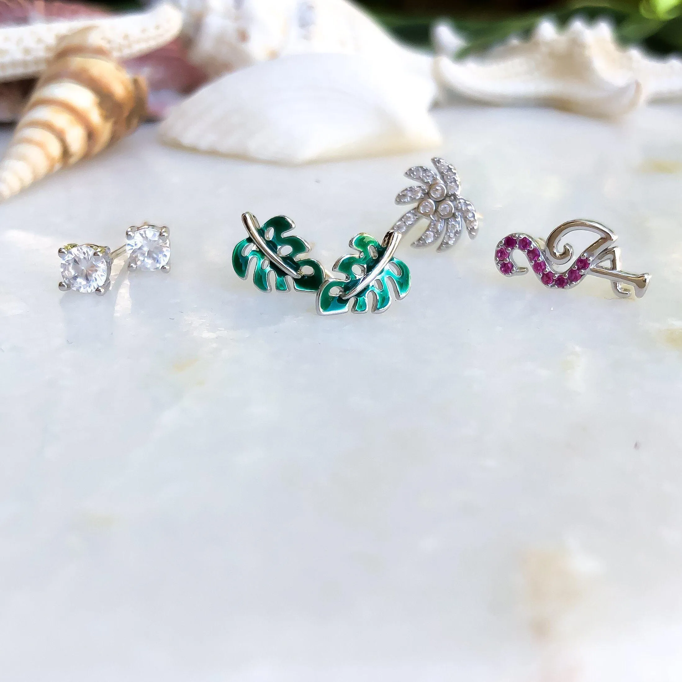 Paradise 6 Piece Earrings Set - 2 Styles - LAST CHANCE/FINAL SALE