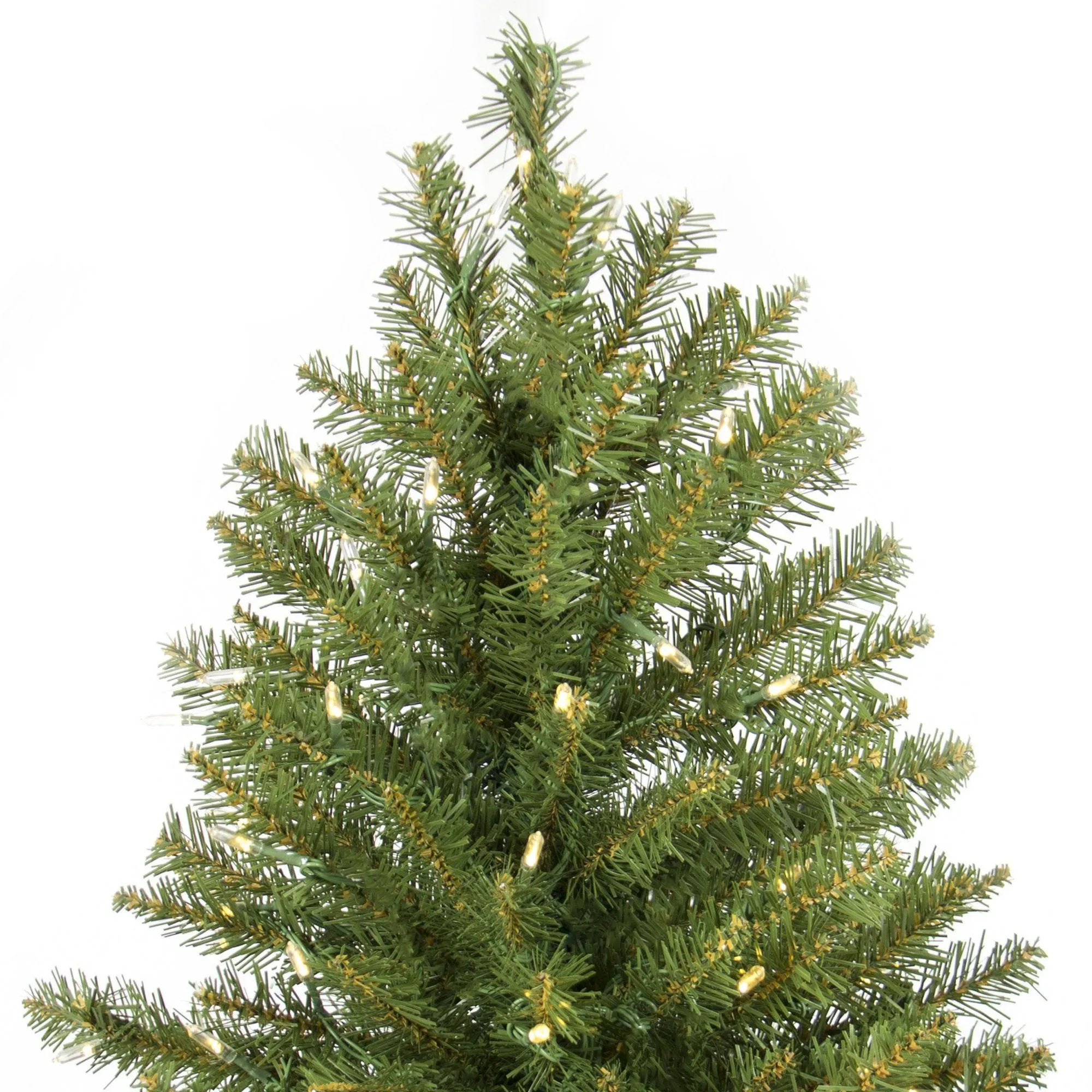 Pre-Lit Hinged Douglas Artificial Christmas Tree w/ Stand