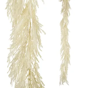 Raz Imports 2022 Autumn Abundance 6' Pampas Grass Garland