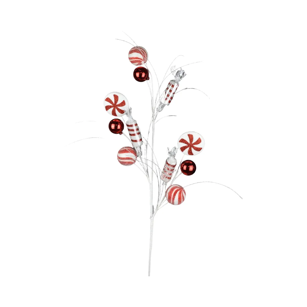 Red and White Peppermint Spray