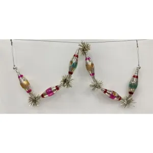 Regency International 41" Glass with Tinsel 50'S Glam Garland